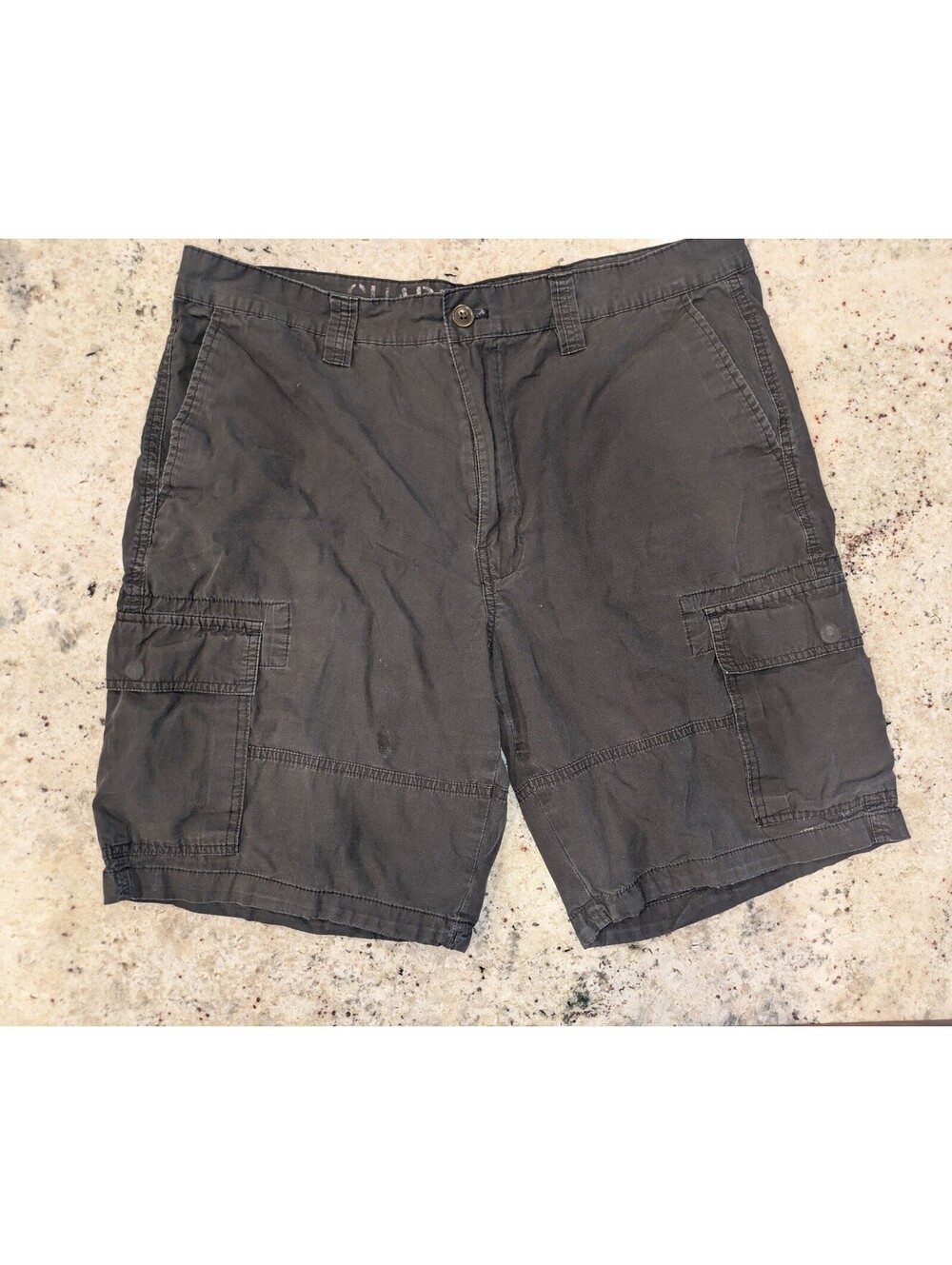 Chaps Men’s Size 36 Charcoal Gray Cotton Cargo Shorts